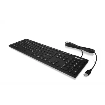 Teclado KeySonic KSK-8030 IN (US) industrial USB QWERTY inglés de EE. UU. negro