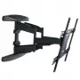 Soporte de pared Techly 40-80 ultra fino Full Motion para TV LCD negro