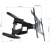 Soporte de pared Techly 40-80 ultra fino Full Motion para TV LCD negro