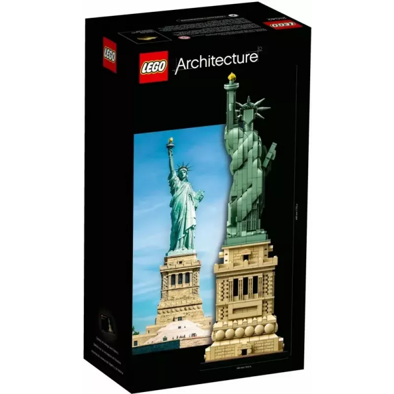 LEGO Architecture Estatua de la Libertad 21042 set de construcción — 1.685 piezas, modelo detallado de la Estatua de la Libertad