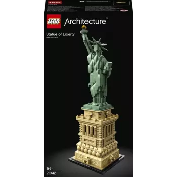 LEGO Architecture Estatua de la Libertad 21042 set de construcción — 1.685 piezas, modelo detallado de la Estatua de la Libertad