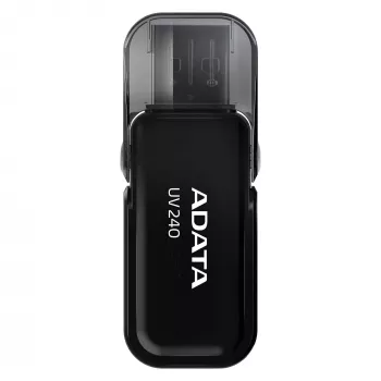 Memoria flash USB ADATA UV240 32 GB USB 2.0 Type-A, negra, diseño con tapa