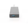 Hub USB 3.0 DIGITUS, 7 puertos incl. fuente de alimentación 5V/3,5A, carcasa de aluminio