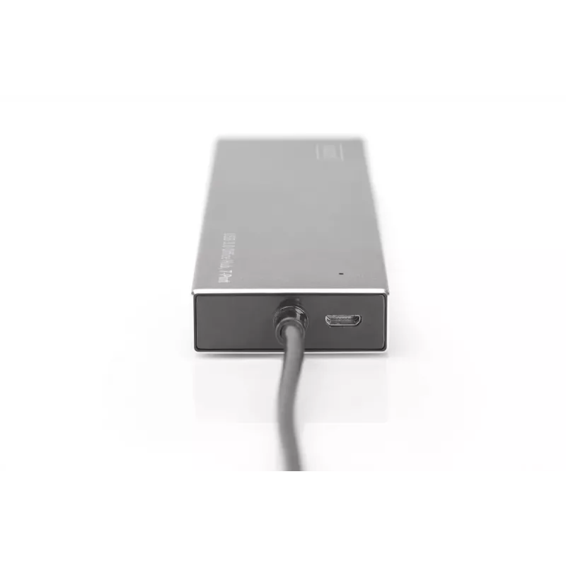 Hub USB 3.0 DIGITUS, 7 puertos incl. fuente de alimentación 5V/3,5A, carcasa de aluminio