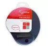Alfombrilla de ratón GEMBIRD MP-GEL-BK — alfombrilla negra de goma y gel con reposamuñecas, 220×240 mm
