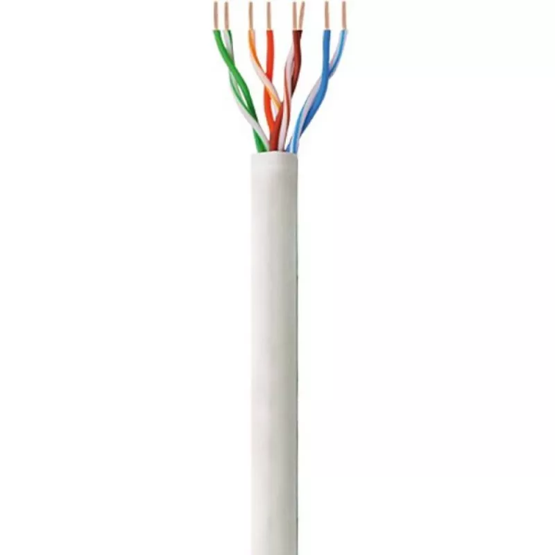 Cable de red Techly ITP8-FLU-0305 gris 305 m Cat5e U/UTP (UTP)