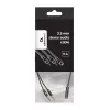 Adaptador de audio Gembird CCA-418M 3,5 mm conector hembra a 2×3,5 mm conector macho, 0,2 m, negro