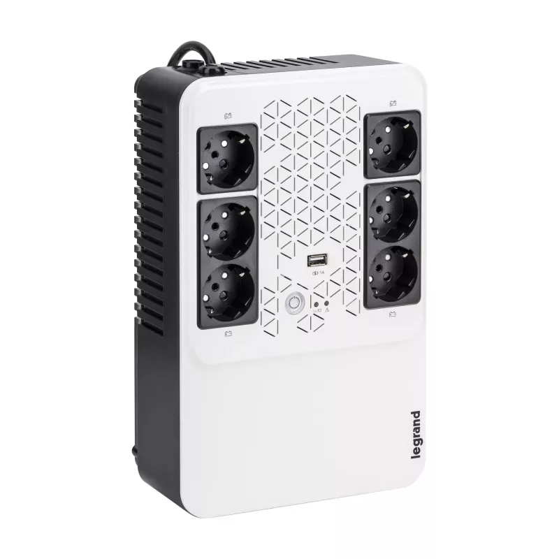 Legrand Keor ASI MULTIPLUG 600 FR sistema de alimentación ininterrumpida (SAI) line-interactive 0,6 kVA 360 W 6 tomas AC