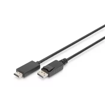 Cable adaptador DisplayPort DIGITUS. DP - HDMI tipo A (AK-340303-030-S)
