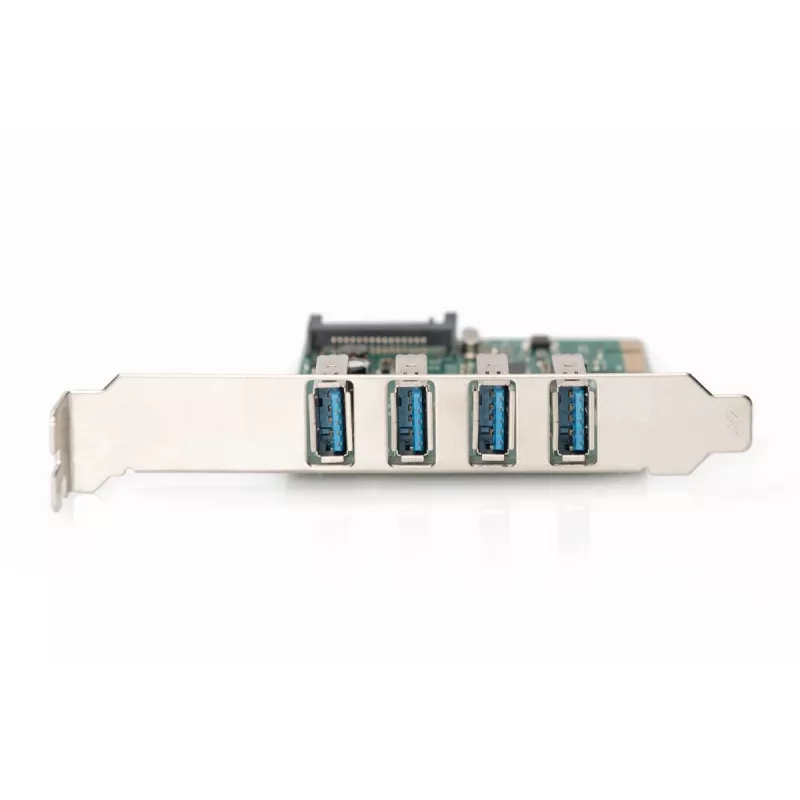Tarjeta de expansión PCI-Express DIGITUS USB 3.0, 4 puertos, 4 puertos A/H externos, chipset VL805