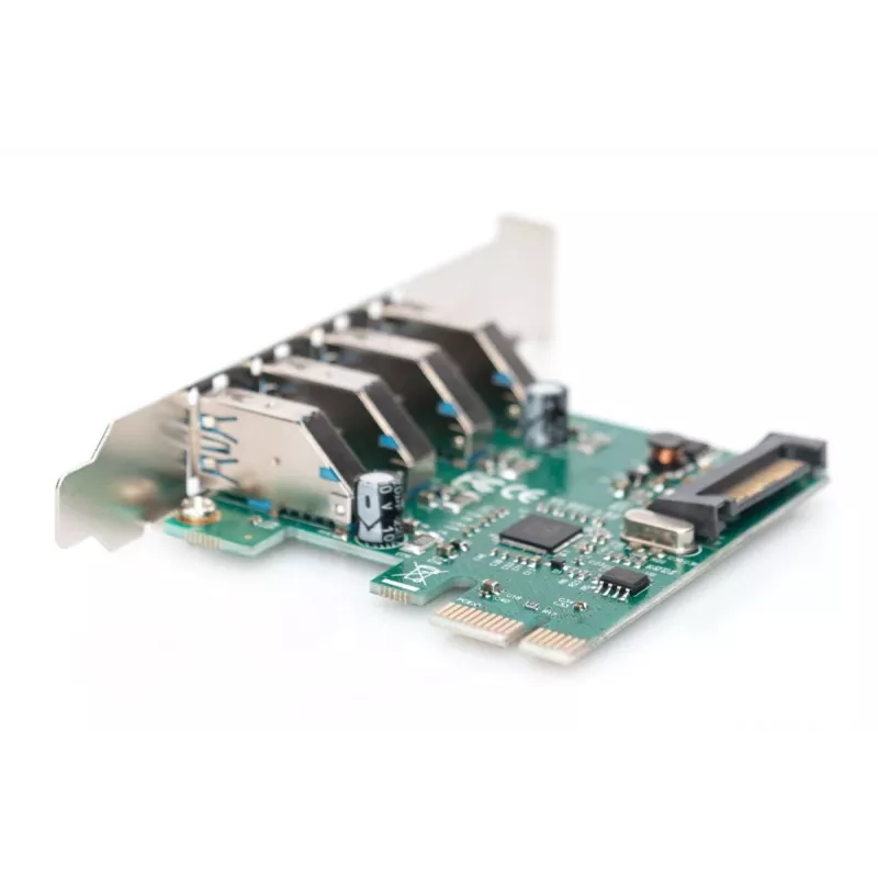 Tarjeta de expansión PCI-Express DIGITUS USB 3.0, 4 puertos, 4 puertos A/H externos, chipset VL805