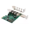 Tarjeta de expansión PCI-Express DIGITUS USB 3.0, 4 puertos, 4 puertos A/H externos, chipset VL805