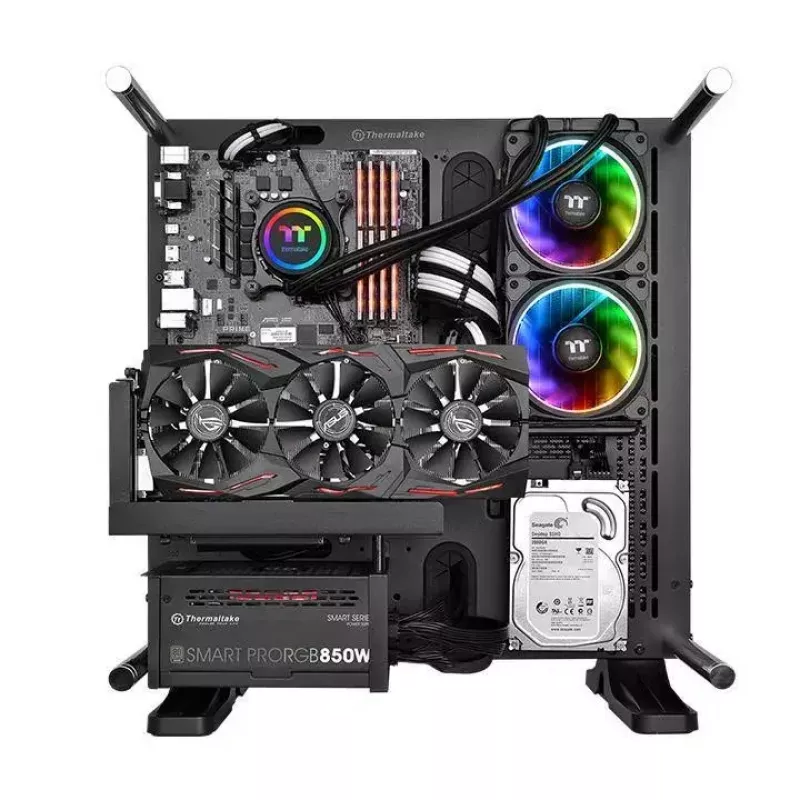 Thermaltake Tt eSPORTS Nemesis Switch Ratón gaming RGB, PMW3360, negro
