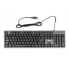 Conjunto de teclado y ratón con cable IBOX IKMS606 — teclado QWERTY tamaño completo inglés UK, USB, negro, ratón 800 DPI