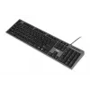 Conjunto de teclado y ratón con cable IBOX IKMS606 — teclado QWERTY tamaño completo inglés UK, USB, negro, ratón 800 DPI