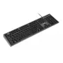 Conjunto de teclado y ratón con cable IBOX IKMS606 — teclado QWERTY tamaño completo inglés UK, USB, negro, ratón 800 DPI