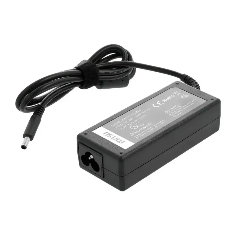 Fuente de alimentación MITSU 5ZM018 19,5V 3,34A con conector macho de 4,5×3,0 mm para Dell