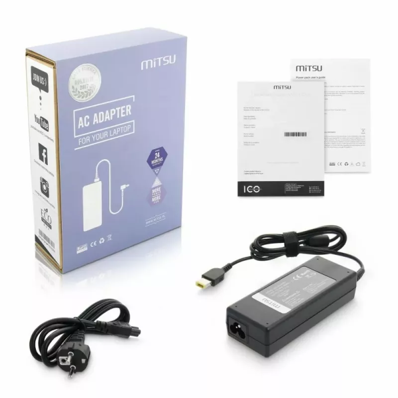 Fuente de alimentación MITSU para Lenovo 20V 4,5A modelo 5ZM041