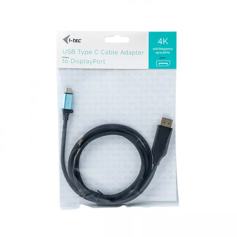 Adaptador de cable i-tec USB-C DisplayPort 4K / 60 Hz 150 cm