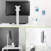 Soporte / pie para monitor Techly ICA-LCD 260 68,6 cm (27 pulgadas) escritorio blanco