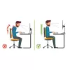 Soporte / pie para monitor Techly ICA-LCD 260 68,6 cm (27 pulgadas) escritorio blanco