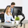 Soporte / pie para monitor Techly ICA-LCD 514 68,6 cm (27 pulgadas) mesa negro