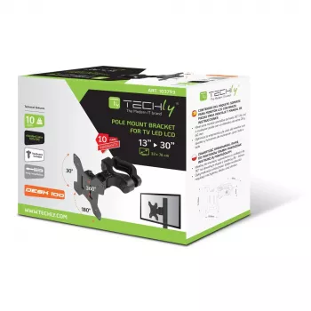 Techly ICALCD100BK soporte de mesa negro