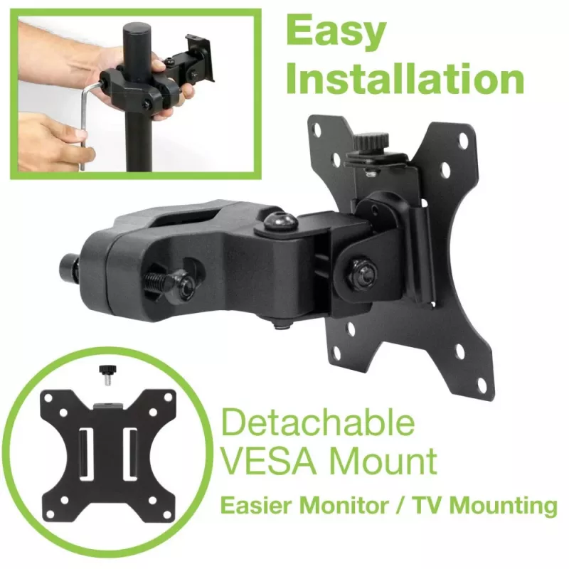 Techly ICALCD100BK soporte de mesa negro
