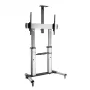 Techly ICA-TR24 soporte de TV móvil, 60-100 pulgadas, 100 kg, con estantes