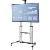 Techly ICA-TR24 soporte de TV móvil, 60-100 pulgadas, 100 kg, con estantes
