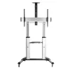 Techly ICA-TR24 soporte de TV móvil, 60-100 pulgadas, 100 kg, con estantes