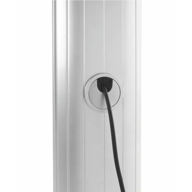 Techly ICA-TR24 soporte de TV móvil, 60-100 pulgadas, 100 kg, con estantes