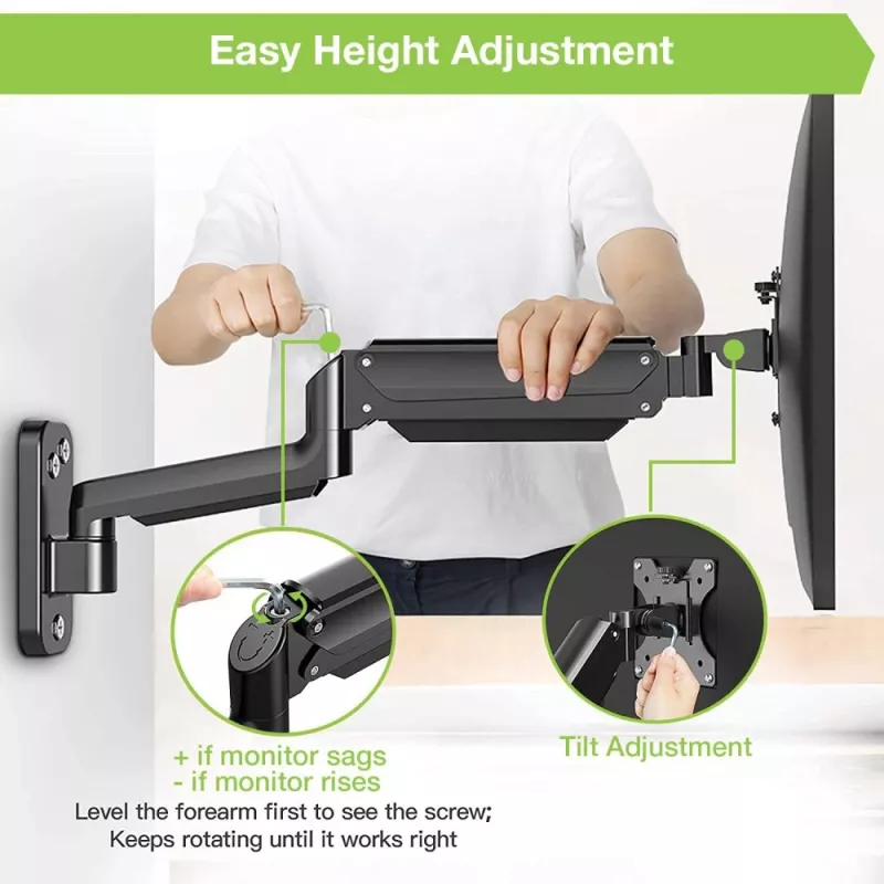 Soporte / pie para TV Techly ICA-LCD G112 81,3 cm (32 pulgadas) negro