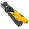 Intellinet herramienta de crimpado universal para conectores modulares y comprobador de cables, crimpadora y comprobador de cables 2 en 1: corta, pela, crimpa y comprueba, RJ45/RJ11/RJ12/RJ22
