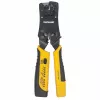 Intellinet herramienta de crimpado universal para conectores modulares y comprobador de cables, crimpadora y comprobador de cables 2 en 1: corta, pela, crimpa y comprueba, RJ45/RJ11/RJ12/RJ22