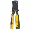 Intellinet herramienta de crimpado universal para conectores modulares y comprobador de cables, crimpadora y comprobador de cables 2 en 1: corta, pela, crimpa y comprueba, RJ45/RJ11/RJ12/RJ22
