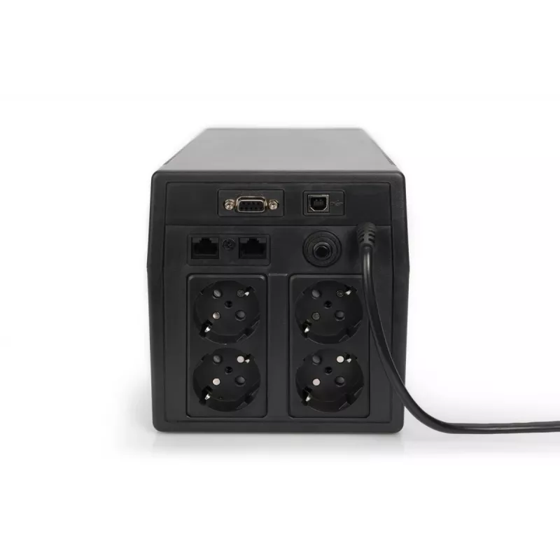DIGITUS SAI line-interactive 1000 VA/600 W 12 V/7 Ah x2 4x CEE7/7 AVR USB
