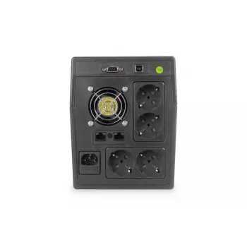 DIGITUS SAI line-interactive 1500 VA/900 W 12 V/9 Ah x2 4x CEE7/7 AVR USB
