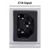 Intellinet unidad de distribución de energía (PDU) para rack de 19 pulgadas 1U 8 tomas C13 con cable de alimentación desmontable y entrada C20 trasera