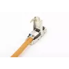 DIGITUS conector CAT6a montable en campo - STP, tapa antipolvo, protección antiacodamiento