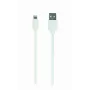 GEMBIRD cable de carga y datos USB a 8 pines, 1 m – blanco