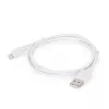 GEMBIRD cable de carga y datos USB a 8 pines, 1 m – blanco