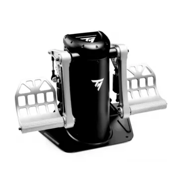 Thrustmaster TPR Rudder negro, plateado USB Flight Sim analógico PC