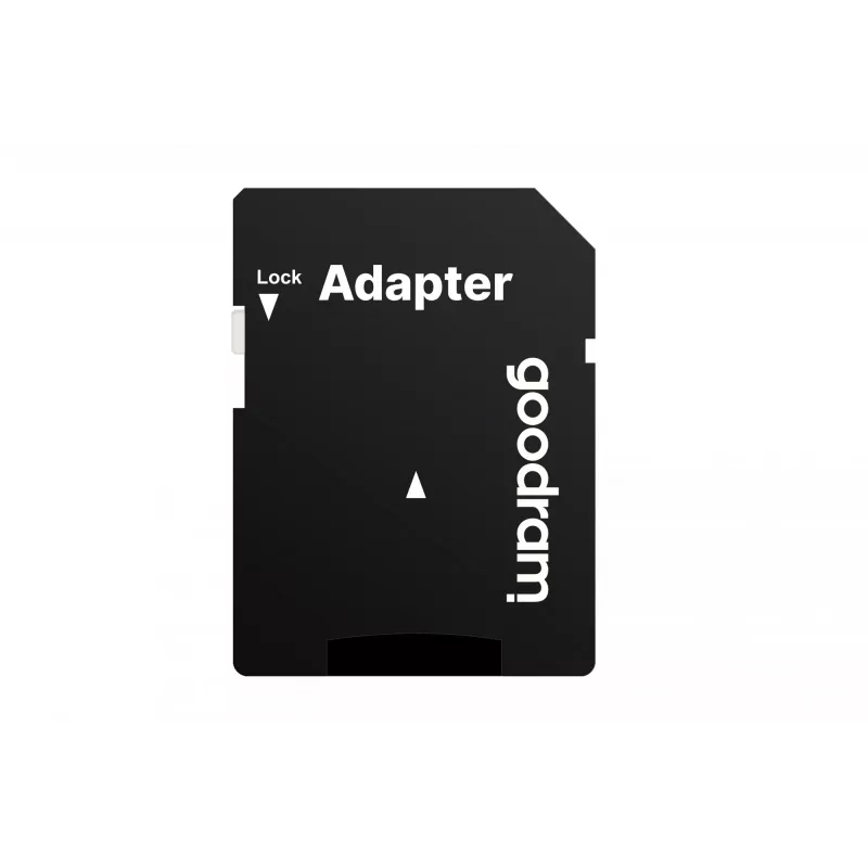 Tarjeta de memoria microSDHC GOODRAM 16 GB Class 10 UHS-I (U1), lectura 100 MB/s, escritura 10 MB/s, protegida contra campos magnéticos, con adaptador SD