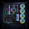 Ventilador de radiador Thermaltake Riing Trio 12 LED RGB, TT Premium Edition