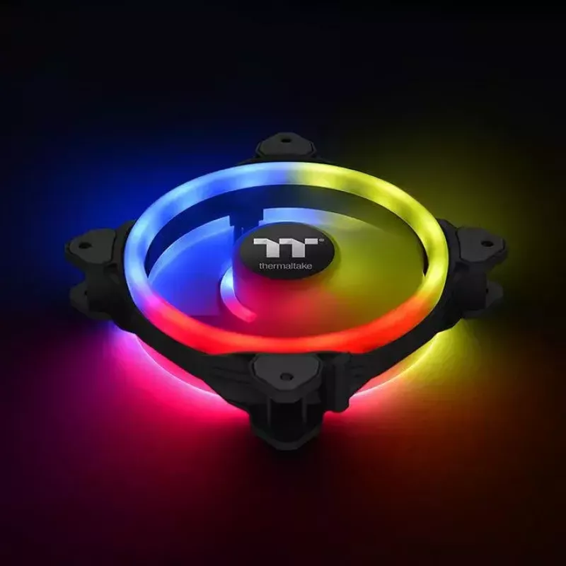 Ventilador de radiador Thermaltake Riing Trio 12 LED RGB, TT Premium Edition
