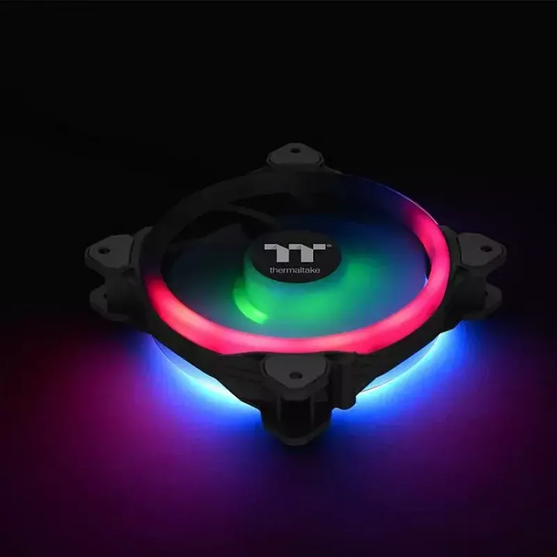 Ventilador de radiador Thermaltake Riing Trio 12 LED RGB, TT Premium Edition
