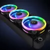 Ventilador de radiador Thermaltake Riing Trio 12 LED RGB, TT Premium Edition