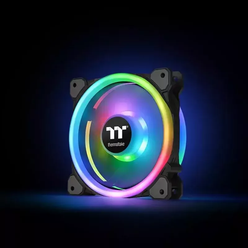 Ventilador de radiador Thermaltake Riing Trio 12 LED RGB, TT Premium Edition
