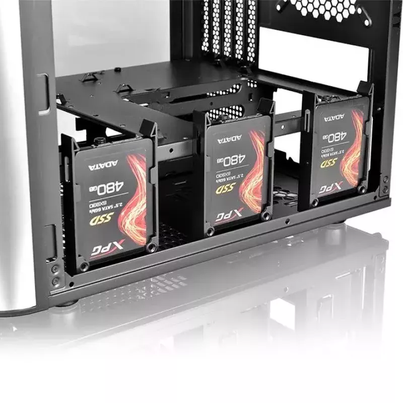 Caja de PC Thermaltake Level 20 VT Micro Tower negra